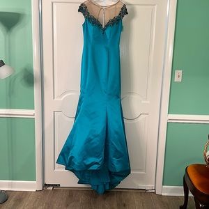 Sherri Hill Prom Dress in Turquoise